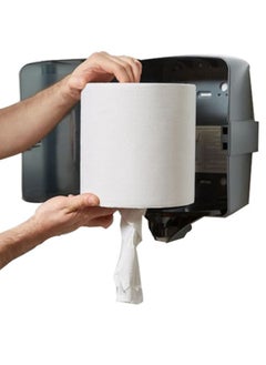 LACOT GENERAL TRADING LLC Center Pull Maxi Roll Tissue Dispenser with Key Lockable for Security - Blue  - Image 2