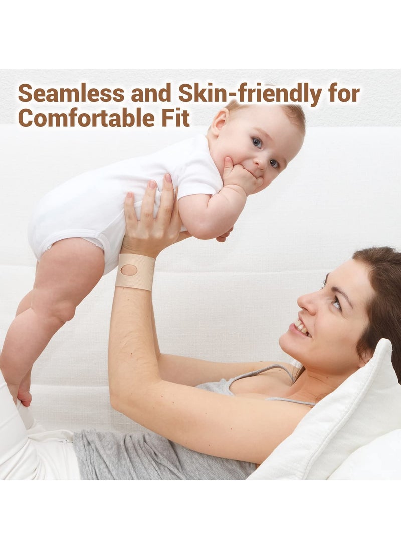 Excefore Wrist Brace for Carpal Tunnel,  Ultra Slim Wrist Compression Strap, Adjustable Wrist Brace for Daily Wear, Fitness Daily Carpal Wrist Pain Relief Injury Prevention, 2 Pack - Image 4