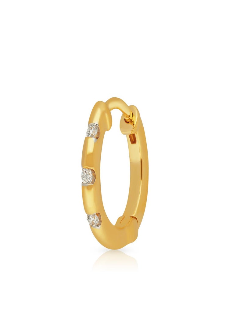 Malabar Gold and Diamonds خاتم أنف ماسي من الماس المستخرج بعيار 18 قيراط (750) للنساء MNGNNP0293 - Image 1