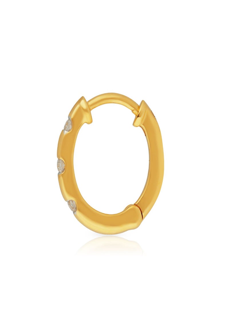 Malabar Gold and Diamonds خاتم أنف ماسي من الماس المستخرج بعيار 18 قيراط (750) للنساء MNGNNP0293 - Image 3