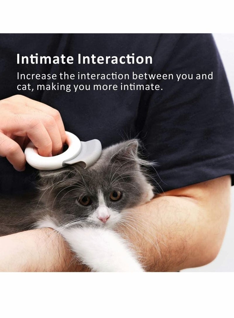 KASTWAVE Pet Comb For Dogs Pet Cat, Hair Removal Comb, Cat Grooming Brush and Dog Grooming Brush, Pet Comb For Relaxing Massage, Dog Hair Shedding Hair Tool Brush Products For Animals (Pink) - Image 4