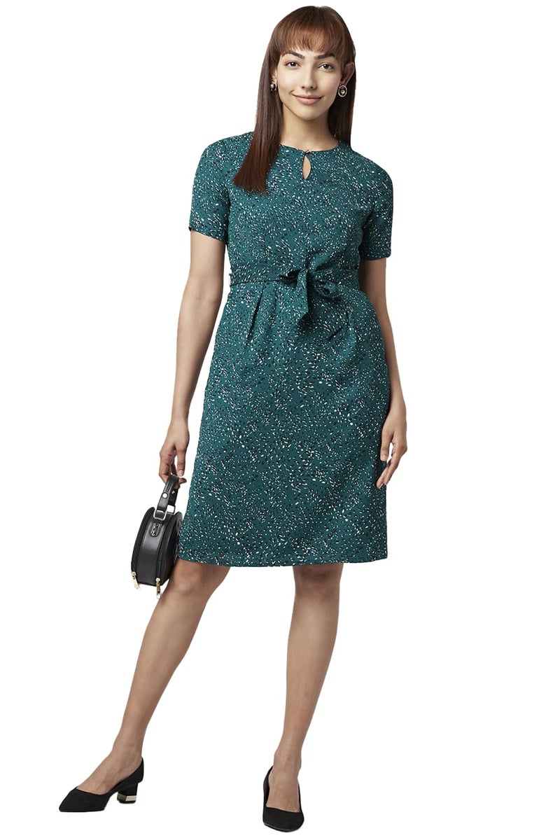 Annabelle Women's Annabelle Green Dress Regular Fit,Green,L - Image 1