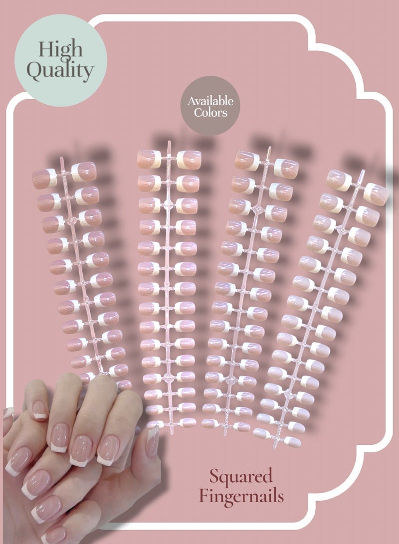 SHEIN French Nude Fingernails squared design (30 PCS) - Image 2