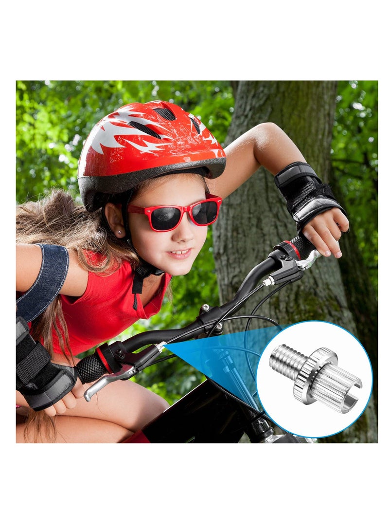 Y&D 36 Pcs Brake Cable Adjuster Screw Compatible with ATV Motorcycle 8 mm Nut Bolts for Car Vehicle Bike (Silver)  - Image 2