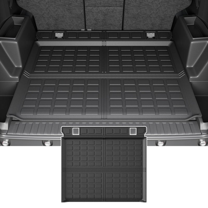 powoq Trunk Mat Compatible with 20102024 Toyota 4Runner Cargo Mat TPE Cargo Liner Trunk Liner Replacement for 20102024 Toyota 4Runner 5 Seater Accessories Fit WO Sliding Tray Rear Trunk Mat