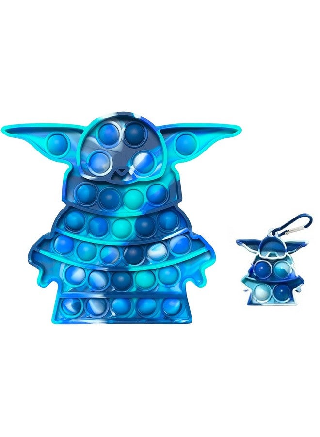 فنبلاست مجموعة FunBlast Pop it (عبوة من لعبتين Popit)، ألعاب أطفال، ألعاب فيدجيت، لعبة Pop it، لعبة Push Pop Bubble Fidget الحسية، لعبة تخفيف التوتر Fidget الحسية، هدايا مبتكرة للبنات والأولاد والأطفال (4) - Image 1