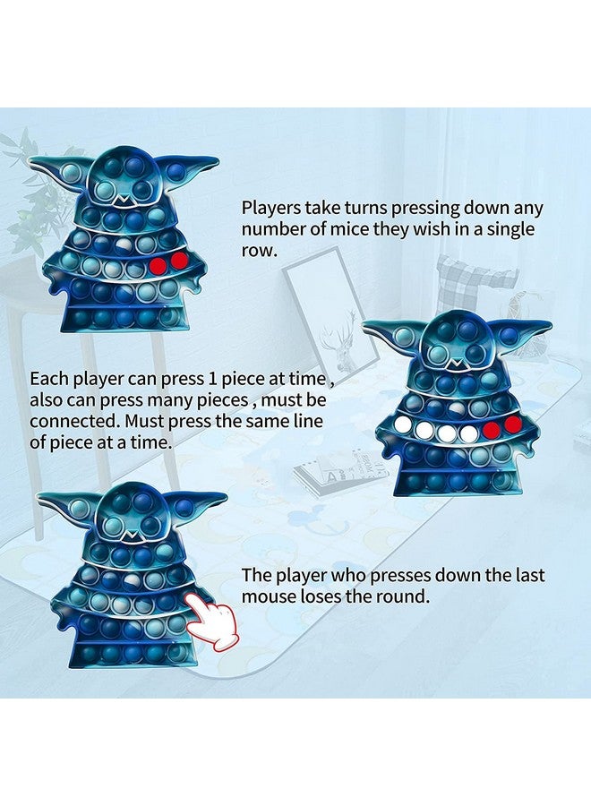 فنبلاست مجموعة FunBlast Pop it (عبوة من لعبتين Popit)، ألعاب أطفال، ألعاب فيدجيت، لعبة Pop it، لعبة Push Pop Bubble Fidget الحسية، لعبة تخفيف التوتر Fidget الحسية، هدايا مبتكرة للبنات والأولاد والأطفال (4) - Image 3