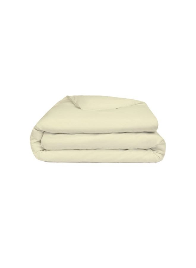 BYFT Orchard Exclusive (Cream) Single Size Flat Sheet,Duvet cover and Pillow covers (Set of 4 Pcs) Cotton percale Weave, Soft and Luxurious, High Quality Bed linen -180 TC  - Image 3