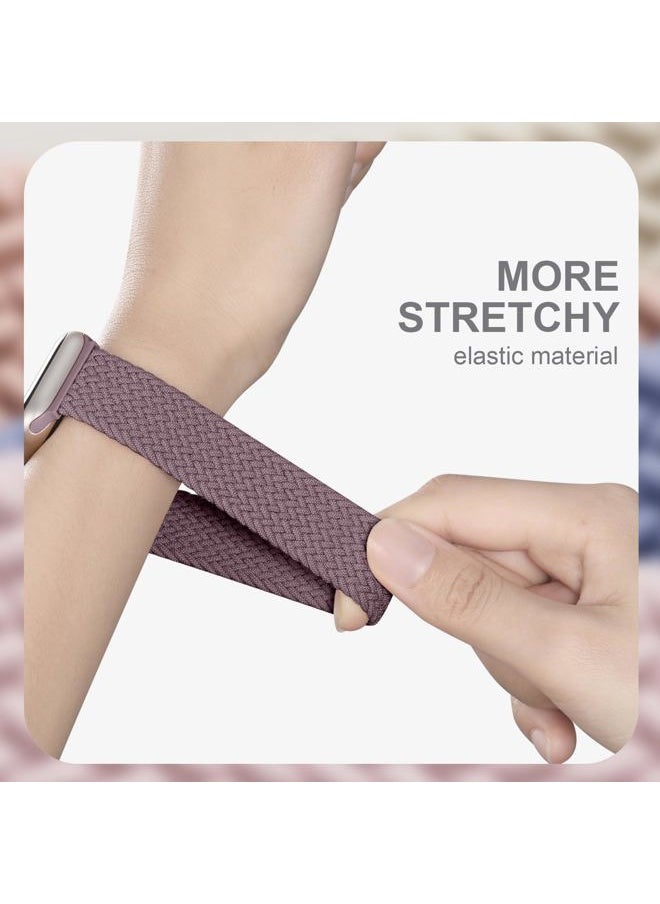 Getino - 10 Pack Braided Stretchy Compatible with Apple Watch Band Women 38mm 40mm 41mm 42mm 44mm 45mm 46mm 49mm, Sport Nylon Elastic Solo Loop iWatch Strap Men for iWatch Ultra 2 SE Series 10 9 8 7 6 5 - Image 1