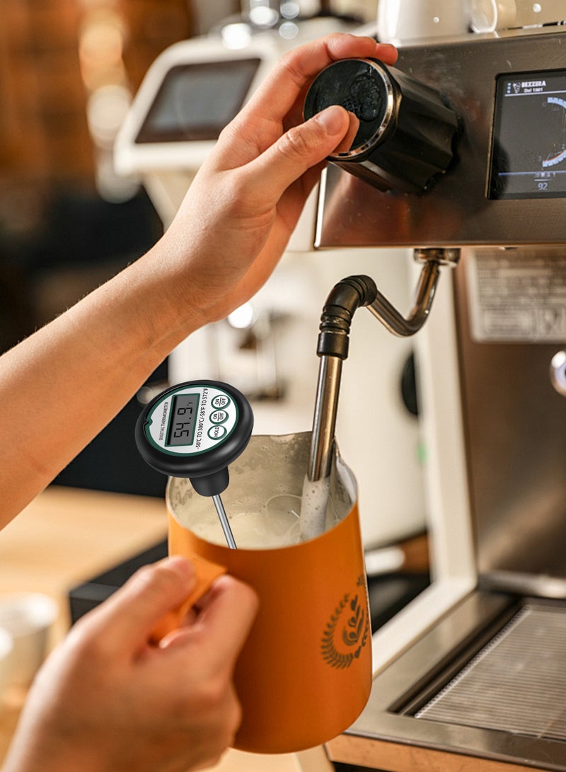 Xkimos Digital Thermometer Kitchen Thermometer Coffee Thermometer - For Coffee and Milk, Black - Image 4