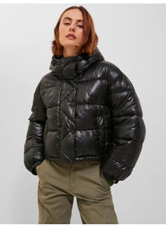 JJXX Hooded Black Women's Coat 12236544  - Image 1