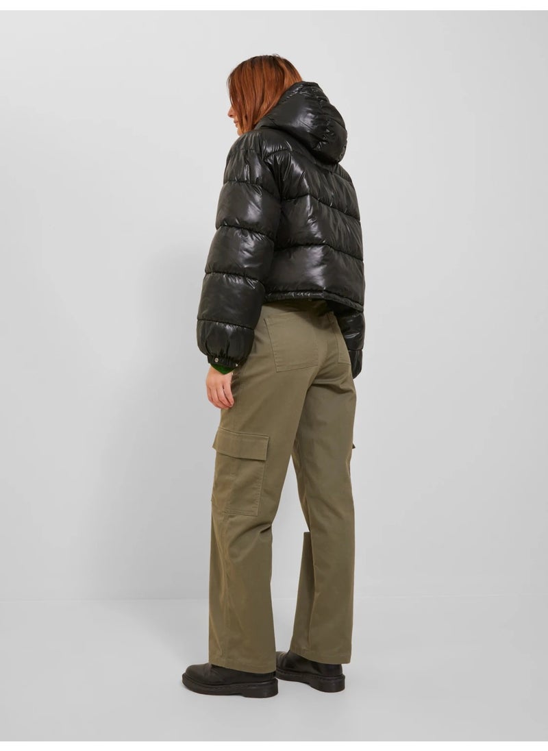 JJXX Hooded Black Women's Coat 12236544  - Image 5