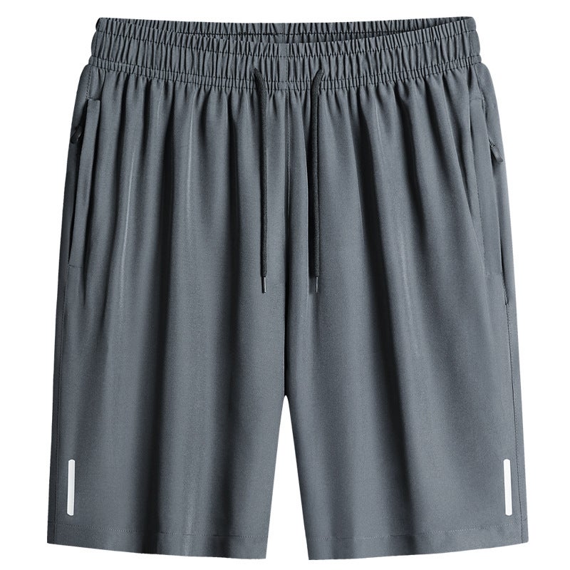 M-8XL Sports Shorts Mens Summer Loose Pants Quick-drying Beach Pants Fitness Pants plus size Pants 108 dark gray 