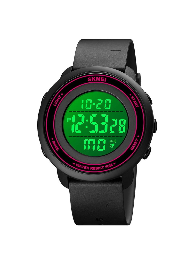 Men's Multifunction Count Down Chrono Sport  LED Light Display 10Bar Waterproof Digital WristWatch 6371RSWT - Image 2