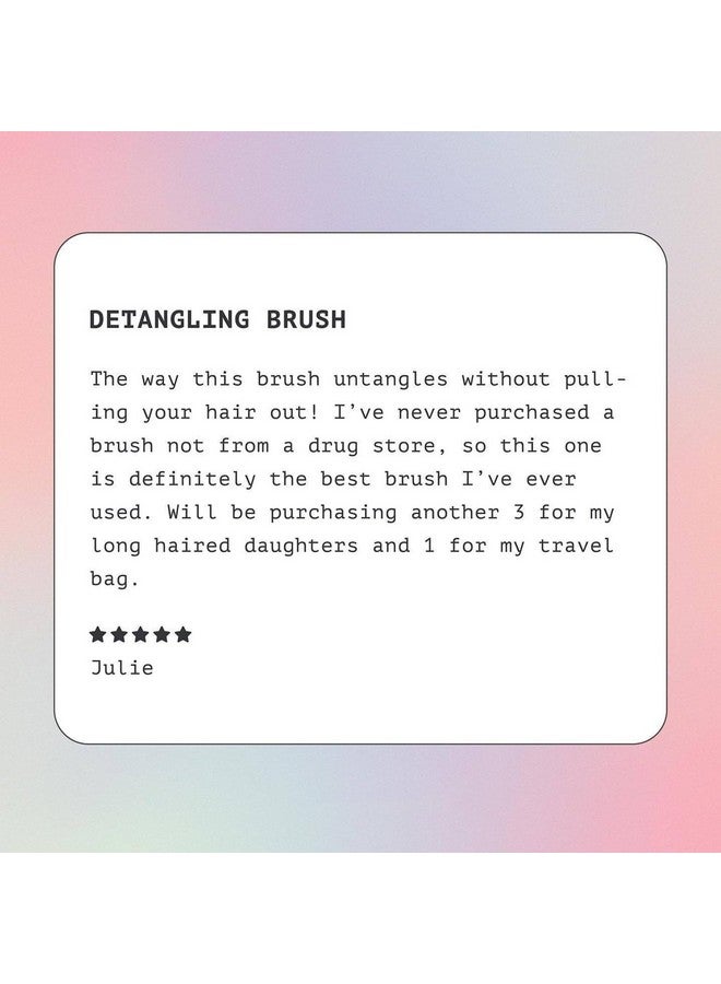 Gimme Beauty Medium Hair Brush Damagefree Detangling Brush Hair Brush For All Hair Types With Antistatic Heatresistant & Flexible Nylon Bristles Detangler Brush For Women & Kids - Image 4