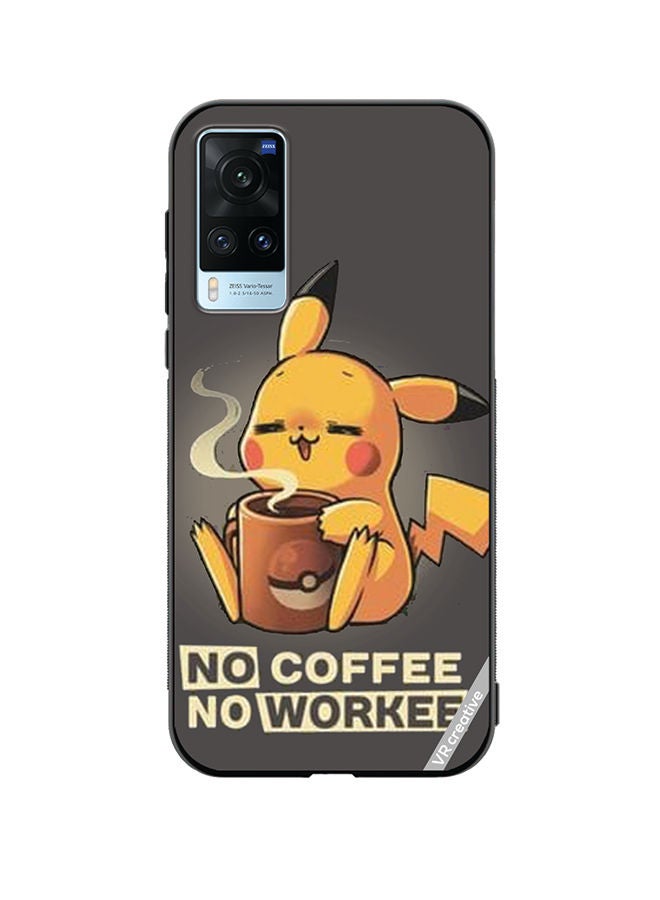 VR CREATIVE Protective Case Cover For Vivo X60 No Coffe No Workk Design Multicolour - Image 1