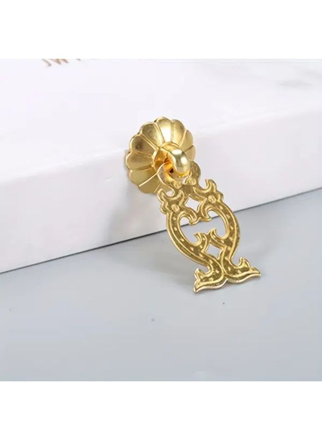 Vintage Brushed Golden Cabinet Handles 2pcs Zinc Alloy Pulls 33 46 Inch - Image 5