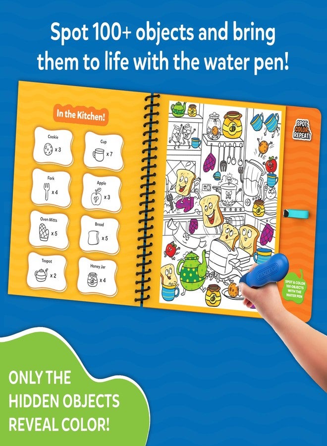 Skillmatics Reusable Search & Find Book - Water Spotter, Mess-Free Learning Activity, Stocking Stuffers, Christmas Fun, Travel Toy, Gifts for Boys & Girls Ages 4, 5, 6, 7, 8 - Image 4