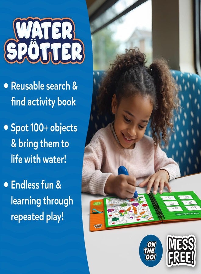 Skillmatics Reusable Search & Find Book - Water Spotter, Mess-Free Learning Activity, Stocking Stuffers, Christmas Fun, Travel Toy, Gifts for Boys & Girls Ages 4, 5, 6, 7, 8 - Image 2