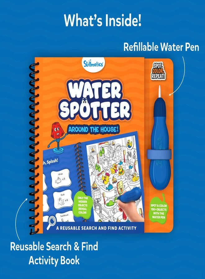 Skillmatics Reusable Search & Find Book - Water Spotter, Mess-Free Learning Activity, Stocking Stuffers, Christmas Fun, Travel Toy, Gifts for Boys & Girls Ages 4, 5, 6, 7, 8 - Image 3
