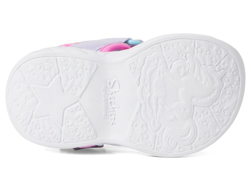 SKECHERS Girls Unicorn Sandal-Dream Sneaker, Lavender/Multi, 3 Little Kid - Image 3