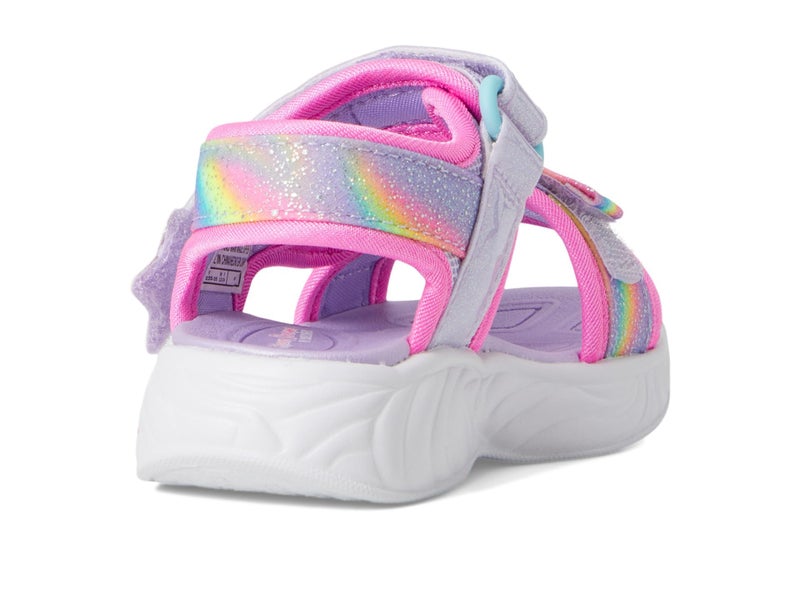SKECHERS Girls Unicorn Sandal-Dream Sneaker, Lavender/Multi, 3 Little Kid - Image 5