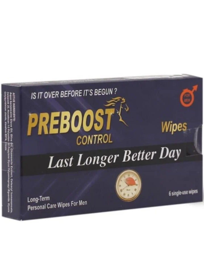 كونترول مناديل للرجال - 6 مناديل