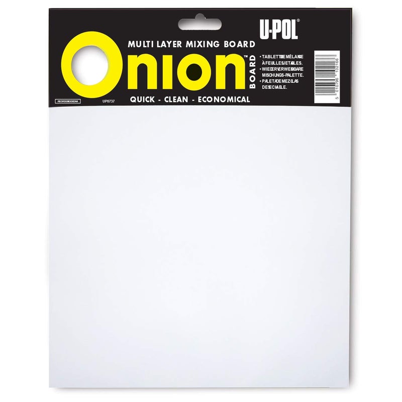 U-Pol Products 0737 Onion Board Multilayered Mixing Palette