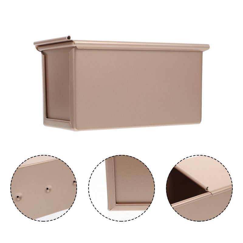 1Pc Aluminium Alloy Baking Mold Nonstick Baking Pan Baking Tool Kitchen Gadget (Golden) - Image 2