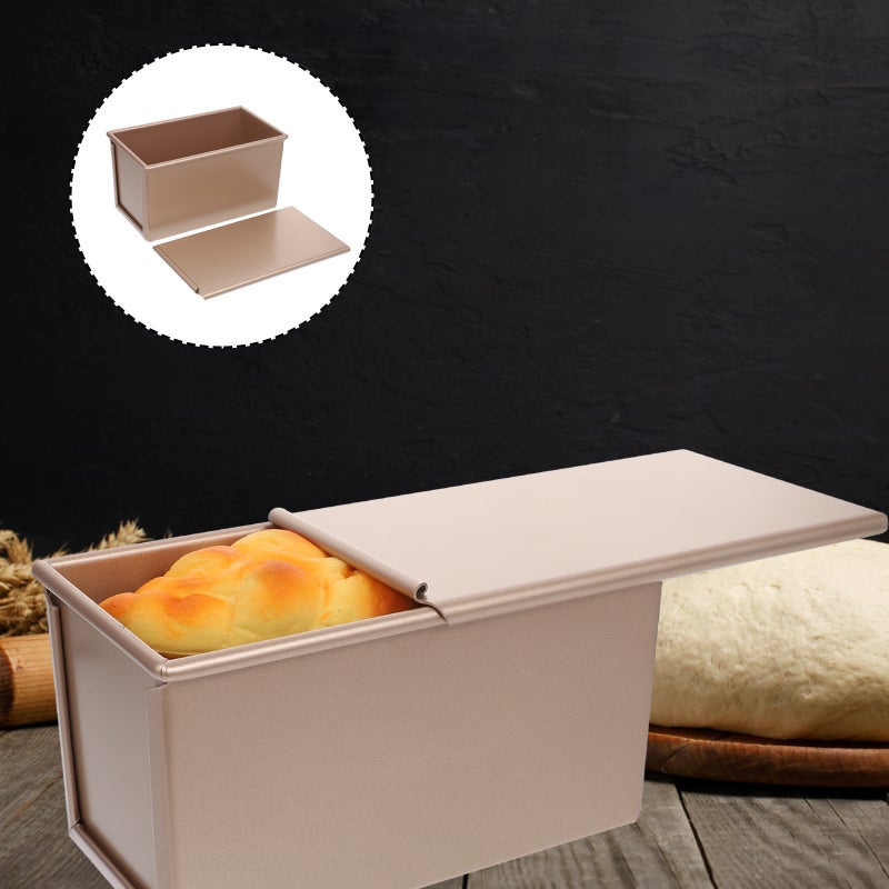 1Pc Aluminium Alloy Baking Mold Nonstick Baking Pan Baking Tool Kitchen Gadget (Golden) - Image 1