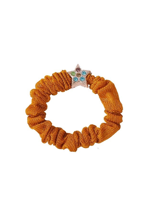 Estele Multicolor Compact Type Hair Rubber Bands for Womens/girlss/girls (Pack of 4) - Image 5