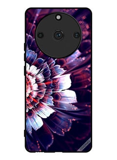 Protective Case Cover For Realme 11 Pro Plus Reflected Big Flower On Left Side