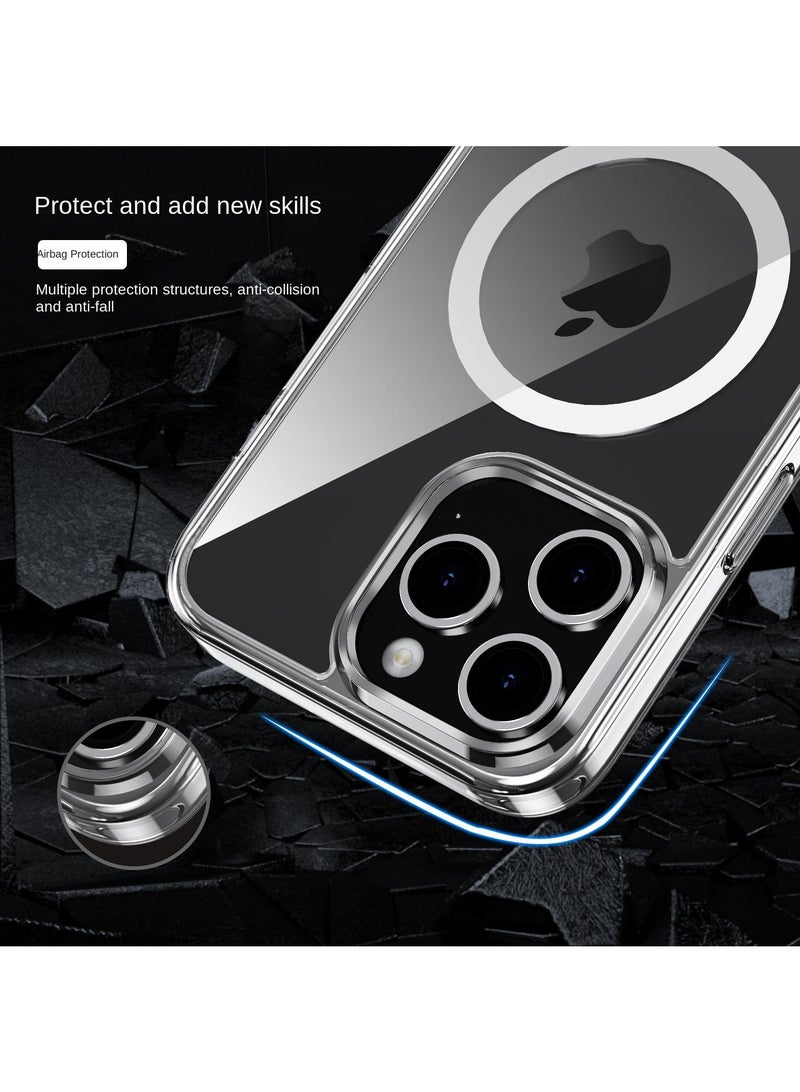 Y&D Anti Fall Magnetic Suction Phone Case For Iphone15promax Airbag - Image 4