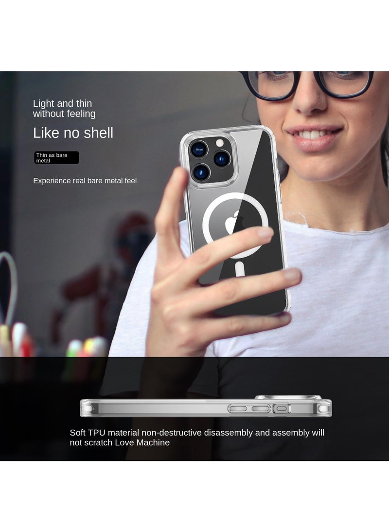 Y&D Anti Fall Magnetic Suction Phone Case For Iphone15promax Airbag - Image 5