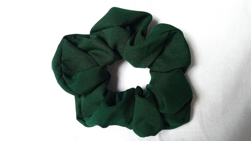 FAMEZA 15 pcs Hair Scrunchies,Velvet,Chiffon,Cotton Elastic Hair Bands,Scrunchy Hair Ties Ropes for Women or Girls Hair Accessories – 5 Vintage Velvet, 5 Solid Colors Chiffon, 5 Soft Flowered Cotton - Image 5