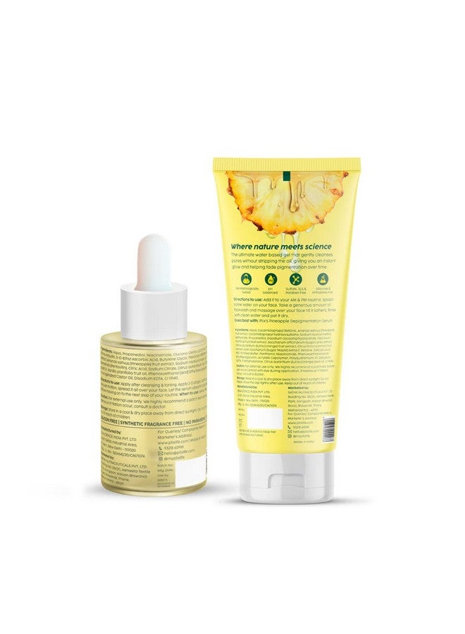 PLIX THE PLANT FIX بليكس فيكس النبات 5% غسول وجه ورغوة بالأناناس وسيروم لمكافحة التصبغات والبقع الداكنة، وإشراقة البشرة، يكشف عن بشرة أكثر إشراقًا وتوحيدًا في اللون، لجميع أنواع البشرة - Image 2