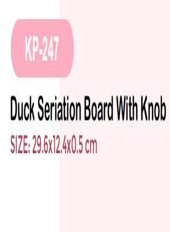 EDUTOTS Wooden Elephant and Duck Seriation Board with Knob Combo for Unisex Kids - Fun Educational Sorting Toy Set | Wooden Educational Toy | Wooden Montessori Toy | BIS Certified Toys | - Image 2