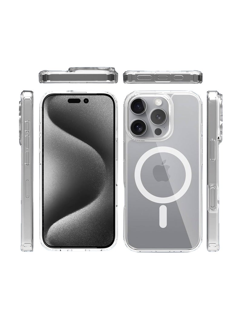 MagSafe Case for iPhone 16 Pro, Strong Magnet, Advanced Delay Yellowing, Military Grade Protection, Scratch Resistant, Magnetic Cover for iPhone 16 Pro Compatible with MagSafe Accessory  - Image 4