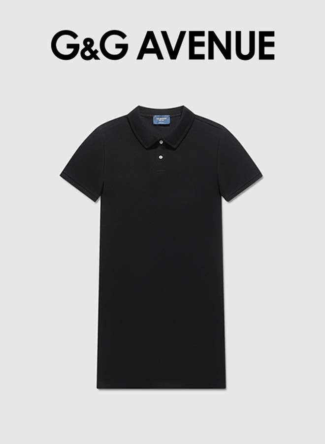 G&G AVENUE Women's Office Business Women's Dress Short sleeved Dress Women's Design Street Dress Maldives Printed Pattern Women's Mini Dress Loose Casual Classic Sports Front Button  - Image 3