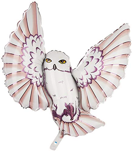 LA Balloons 901624-BWN Owl - Brown Foil Balloon, 38", Brown, Pack of 1 - Image 4