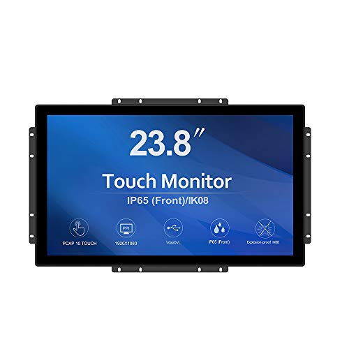 GreenTouch 23.8 Inch 10 Points Open Frame PCAP Touchscreen Monitor - Industrial Touch Display -16:9 -TFT LCD - Image 1