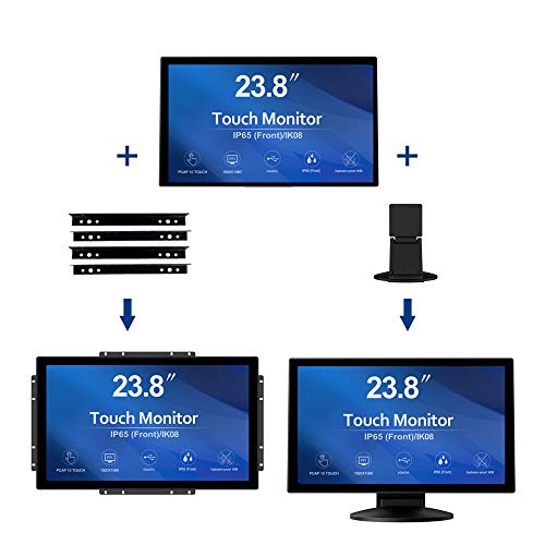 GreenTouch 23.8 Inch 10 Points Open Frame PCAP Touchscreen Monitor - Industrial Touch Display -16:9 -TFT LCD - Image 4