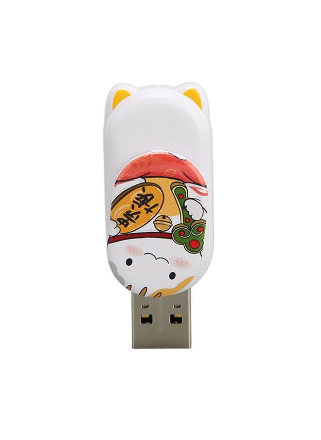 Thoraya Lucky Cat Mini Cartoon USB Drive Car Creative USB Drive/Gift 128GB  - Image 5
