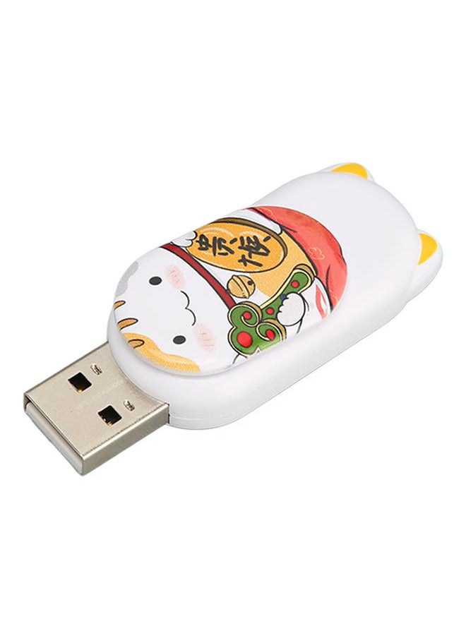 Thoraya Lucky Cat Mini Cartoon USB Drive Car Creative USB Drive/Gift 128GB  - Image 3