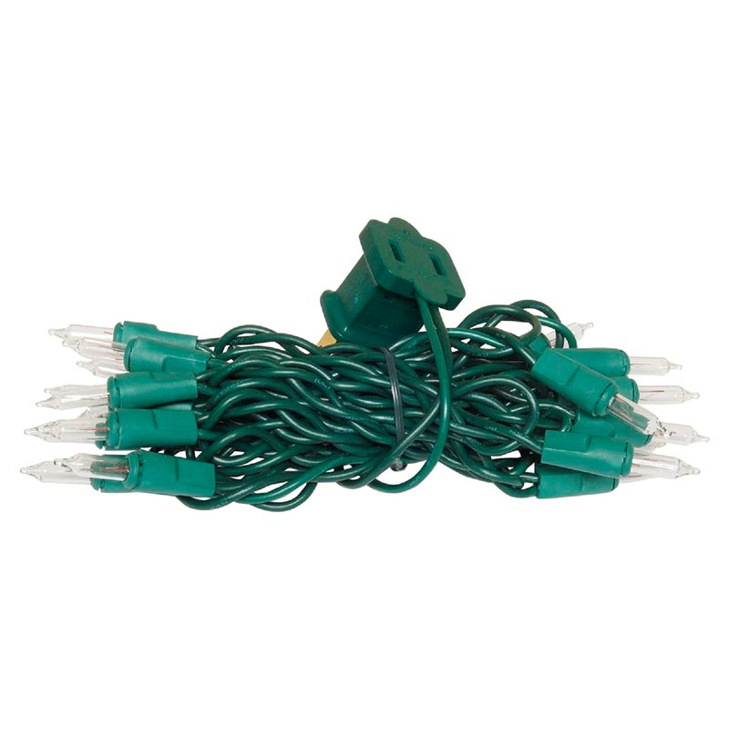 CWI Gifts CWI Gifts LT202 20 Light Set Green Cord Clear Bulb 75 Feet 8 Ft 
