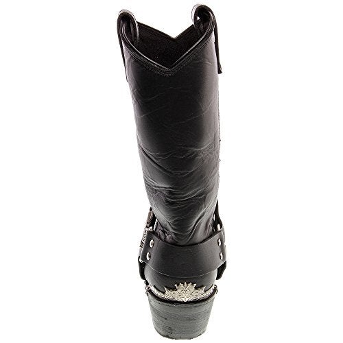 Dingo Men's Chopper Harness Boot,Black,12 EW US - Image 5