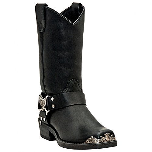 Dingo Men's Chopper Harness Boot,Black,12 EW US - Image 3
