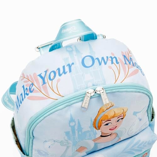 Wondapop - Cinderella 13"" Nylon Deluxe Daypack, Blue, A25232 - Image 2