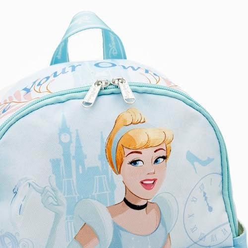 Wondapop - Cinderella 13"" Nylon Deluxe Daypack, Blue, A25232 - Image 3