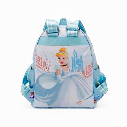 Wondapop - Cinderella 13"" Nylon Deluxe Daypack, Blue, A25232 - Image 5